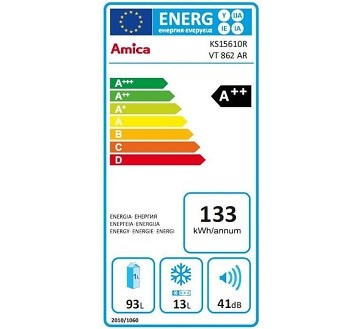 Amica VT 862 AR nízká spotřeba energie